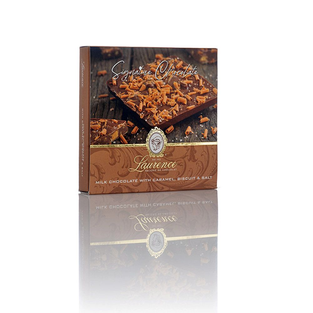 Σοκολάτα γάλακτος καραμέλα, μπισκότο και αλάτι - Laurence