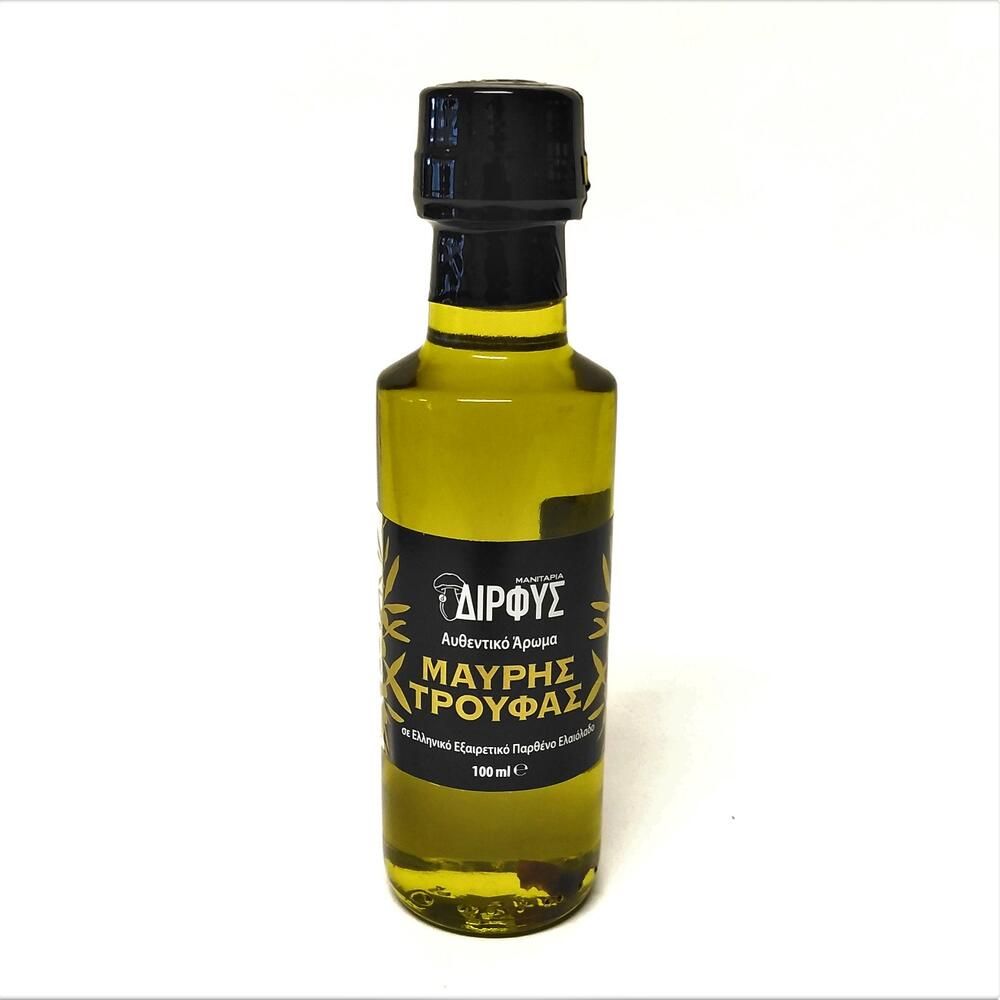 Ελαιόλαδο με άρωμα μαύρης τρούφας 100 ml – Δίρφυς