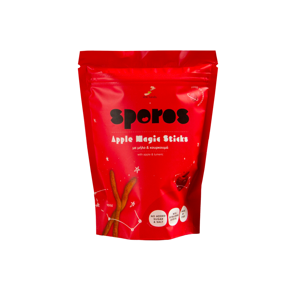 Apple magic sticks με μήλο & κουρκουμά - Sporos