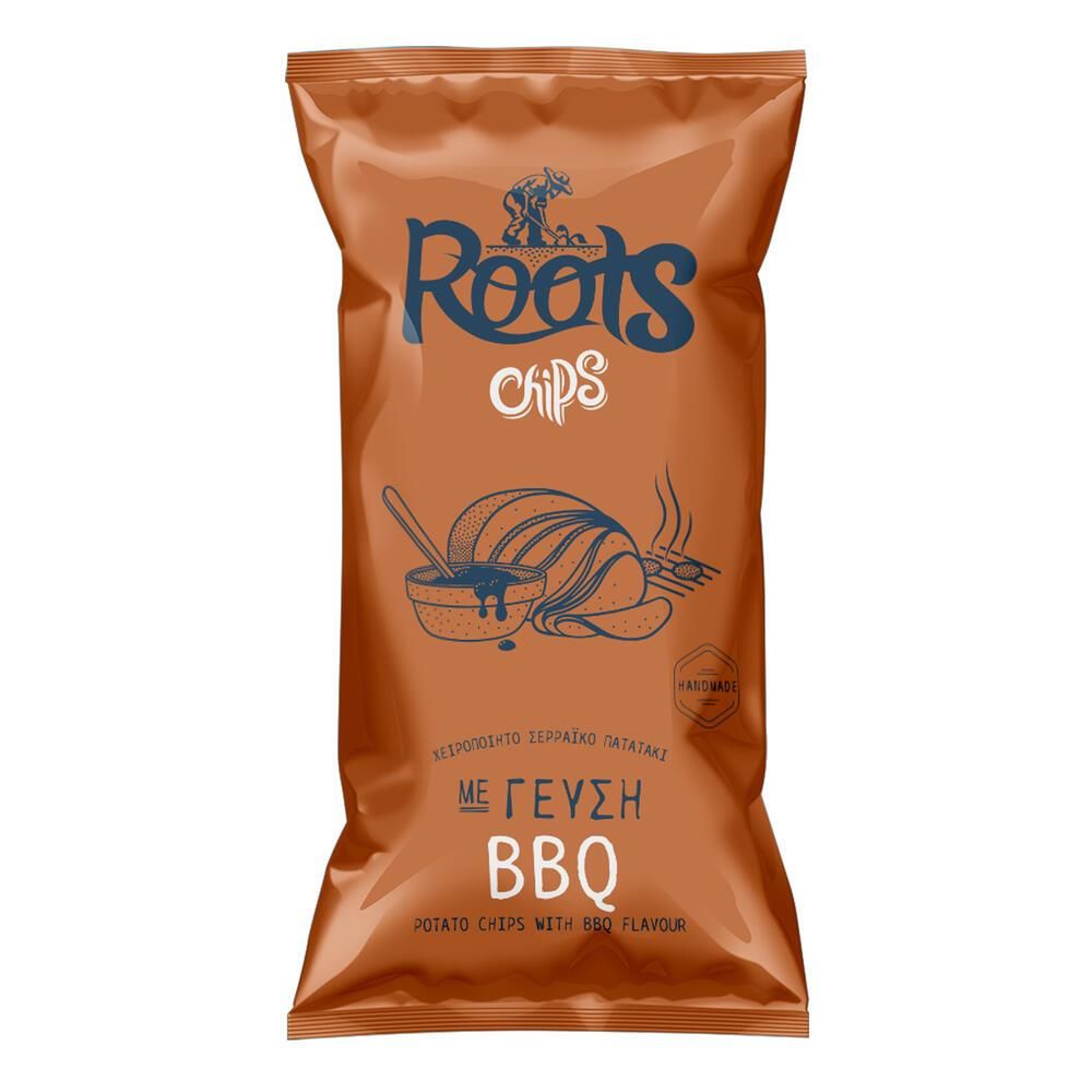 Πατατάκια με γεύση Barbeque – Roots Chips