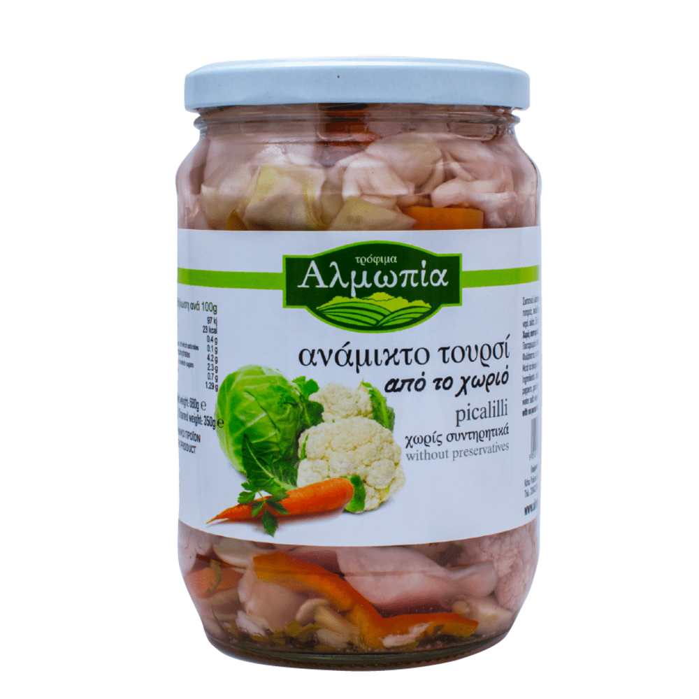 Ανάμεικτο Τουρσί από το χωριό– Αλμωπία