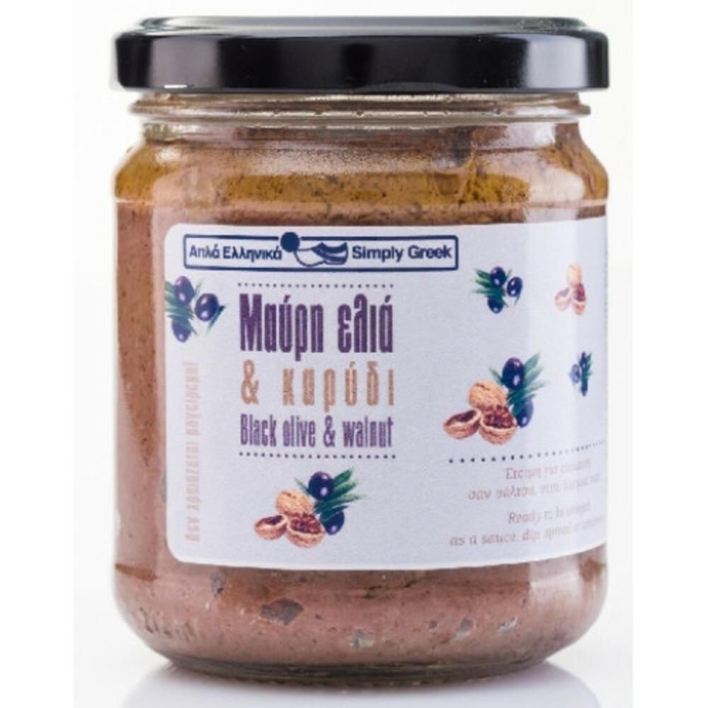 Πατέ μαύρης ελιάς με καρύδι - Simply Greek