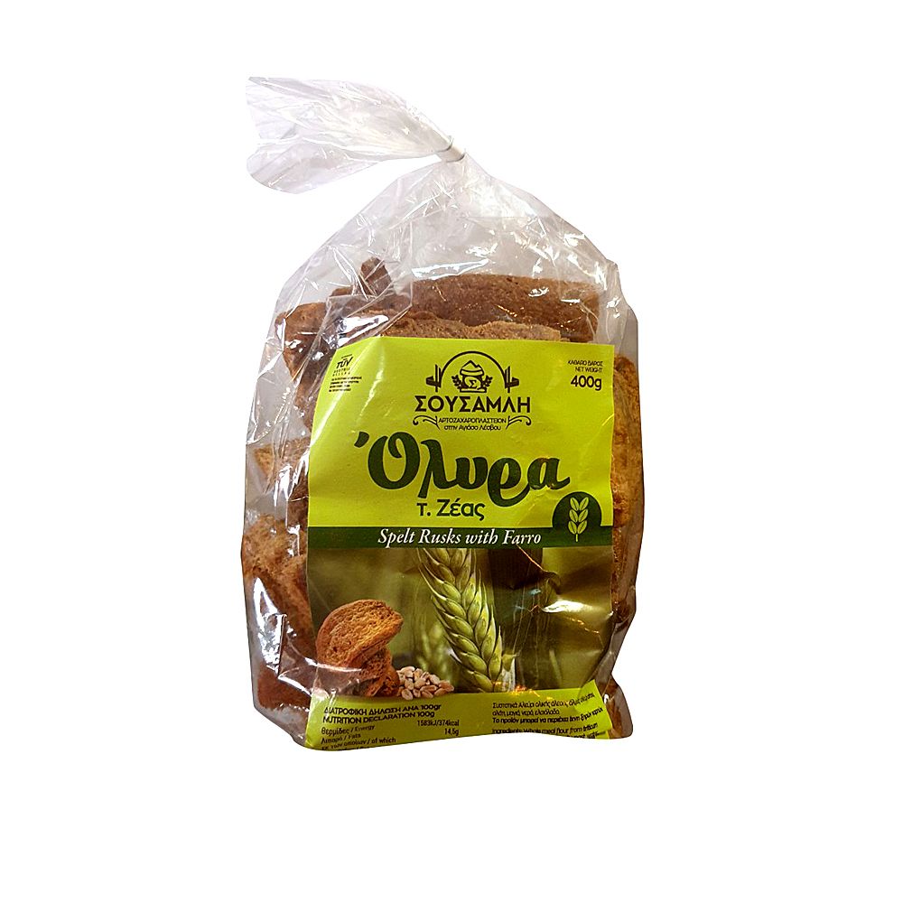 Παξιμάδια Όλυρα τ. Ζέας - Σουσαμλής