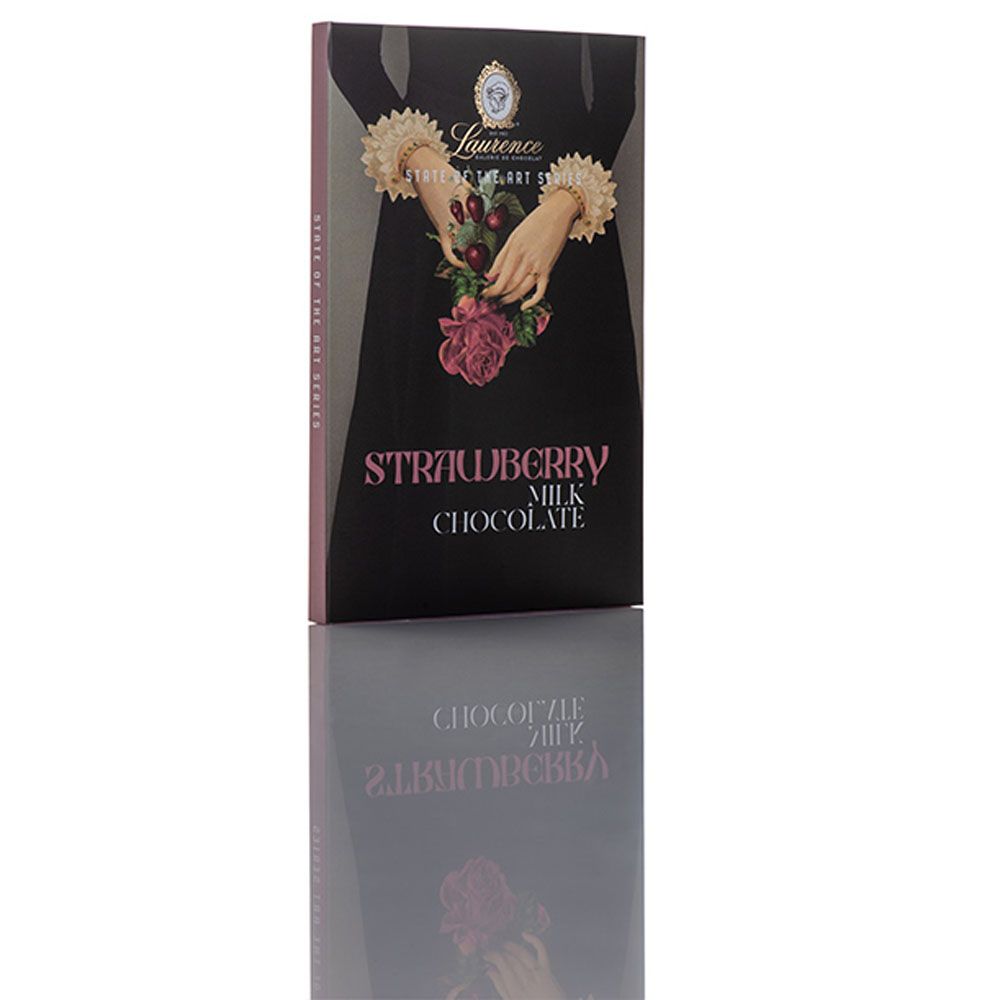 .Σοκολάτα γάλακτος με 44% κακάο και φράουλα - Laurence