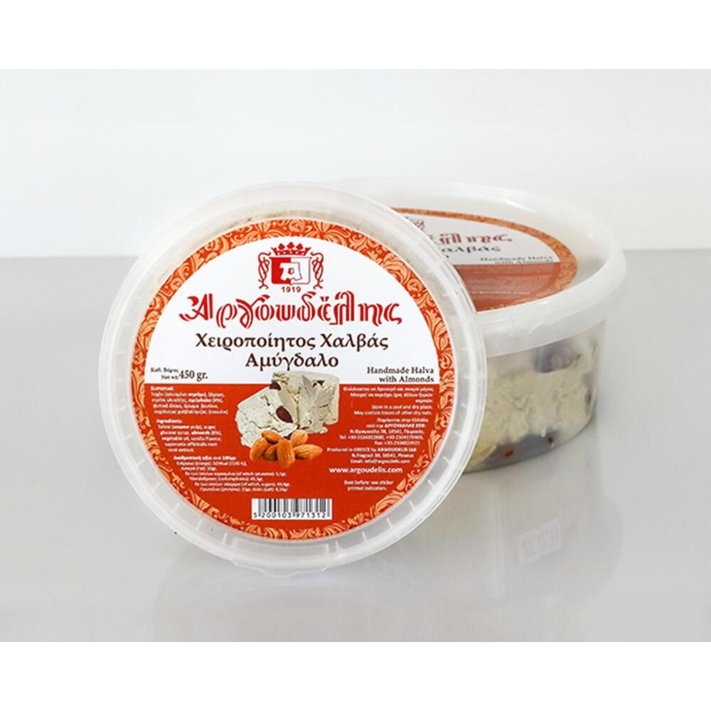 Χαλβάς Χειροποίητος Αμύγδαλο - Αργουδέλης